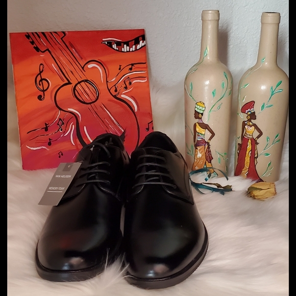 VAN HEUSEN MEN'S OXFORD SHOES - Picture 1 of 7